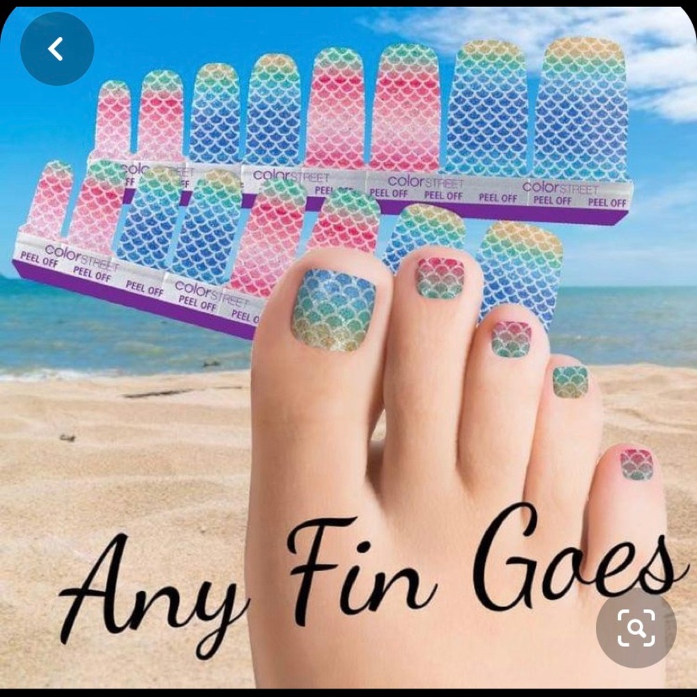 Color Street Pedicure Polish Strips